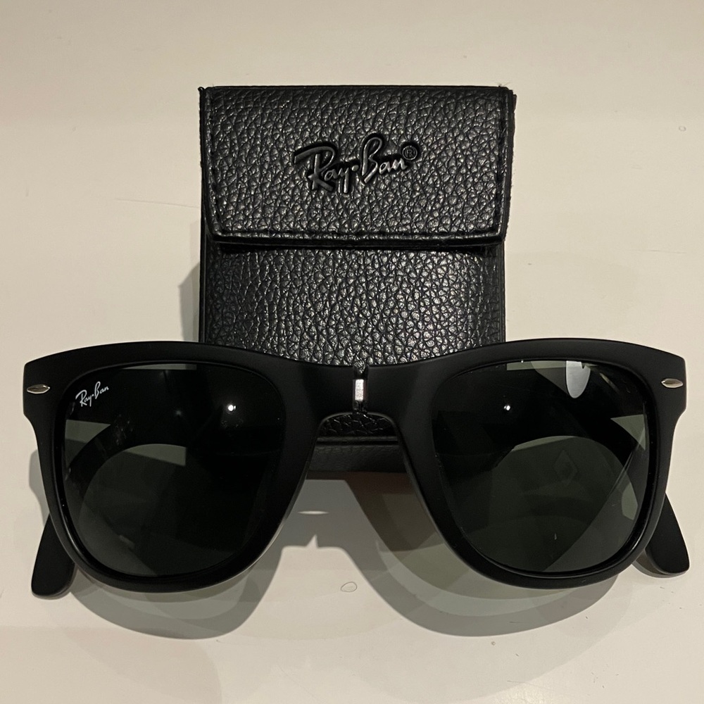 Ray-Ban Folding Black Sunglasses